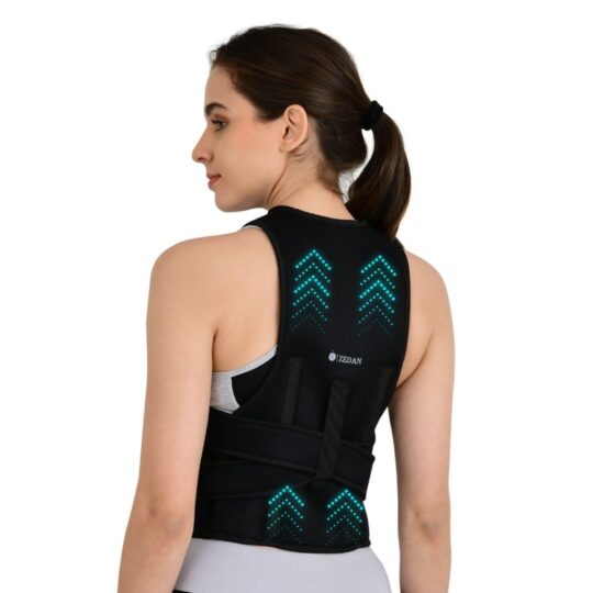 ZEDAN Neoprene Posture Corrector Full Back Support Belt for Shoulder Support, Pain Relief, Spine & Body Posture Correction - Unisex